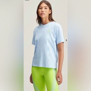 NWT Adidas Stella McCartney TrueCasuals Regular Sportswear Tee XS GLOW BLUE